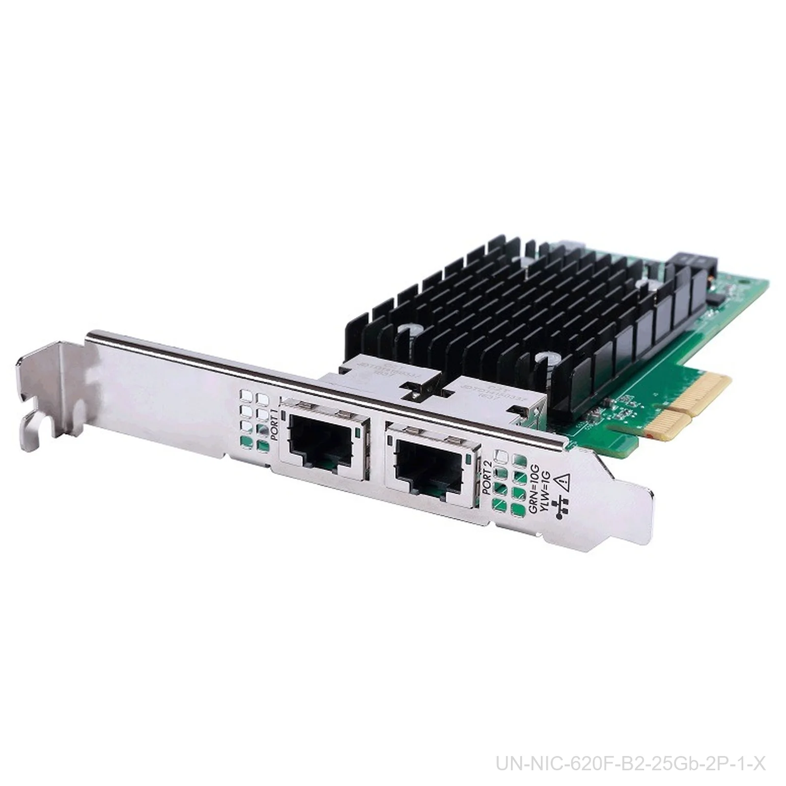 H3C UN-NIC-620F-B2-25Gb-2P-1-X 2-Port 25Gb SFP28 Ethernet Adapter, PCIe 3.0 x8, LP, 0231A7QX