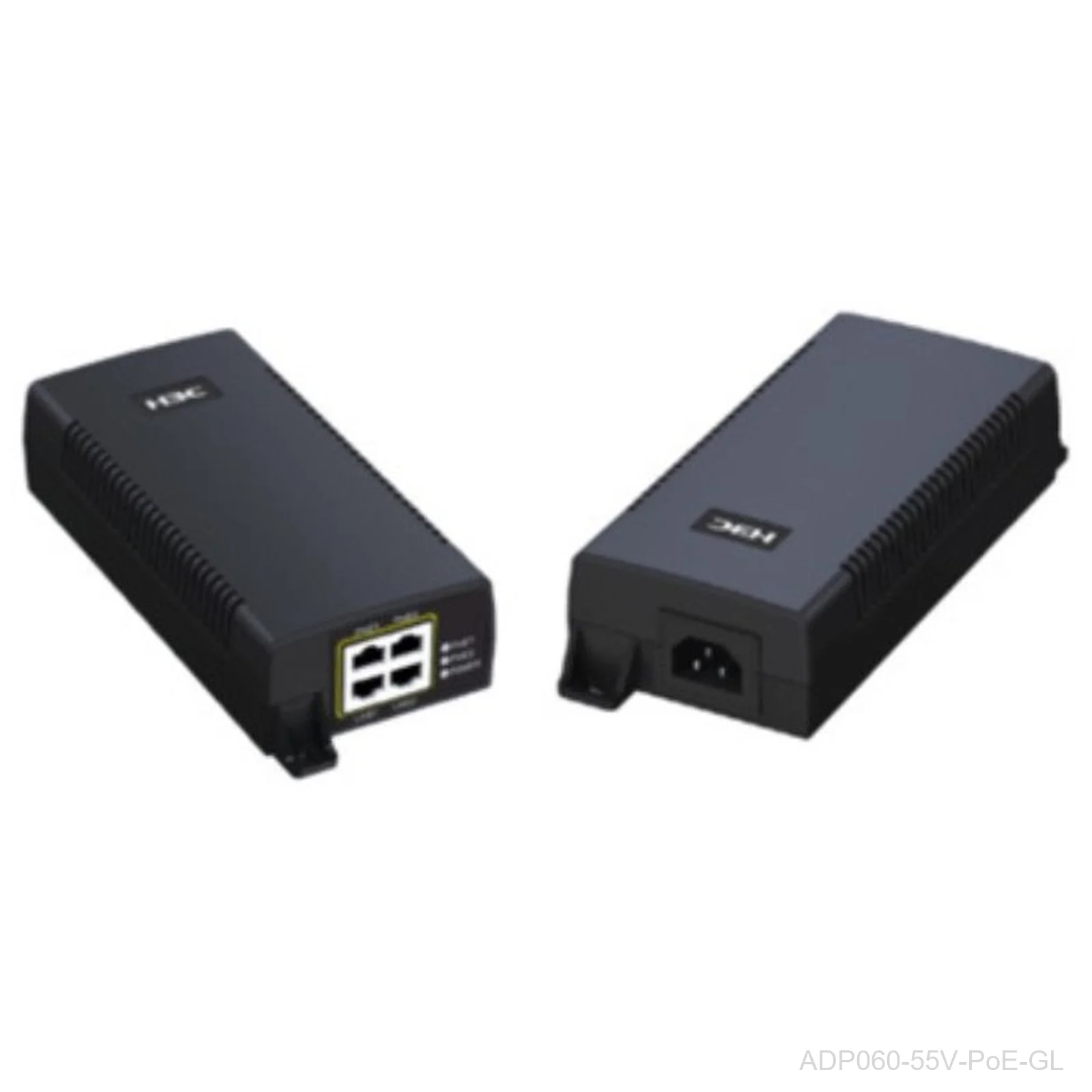 H3C ADP060-55V-PoE-GL 55V 60W Two-Port PoE Adapter, Indoor and Outdoor, 9801A1PJ