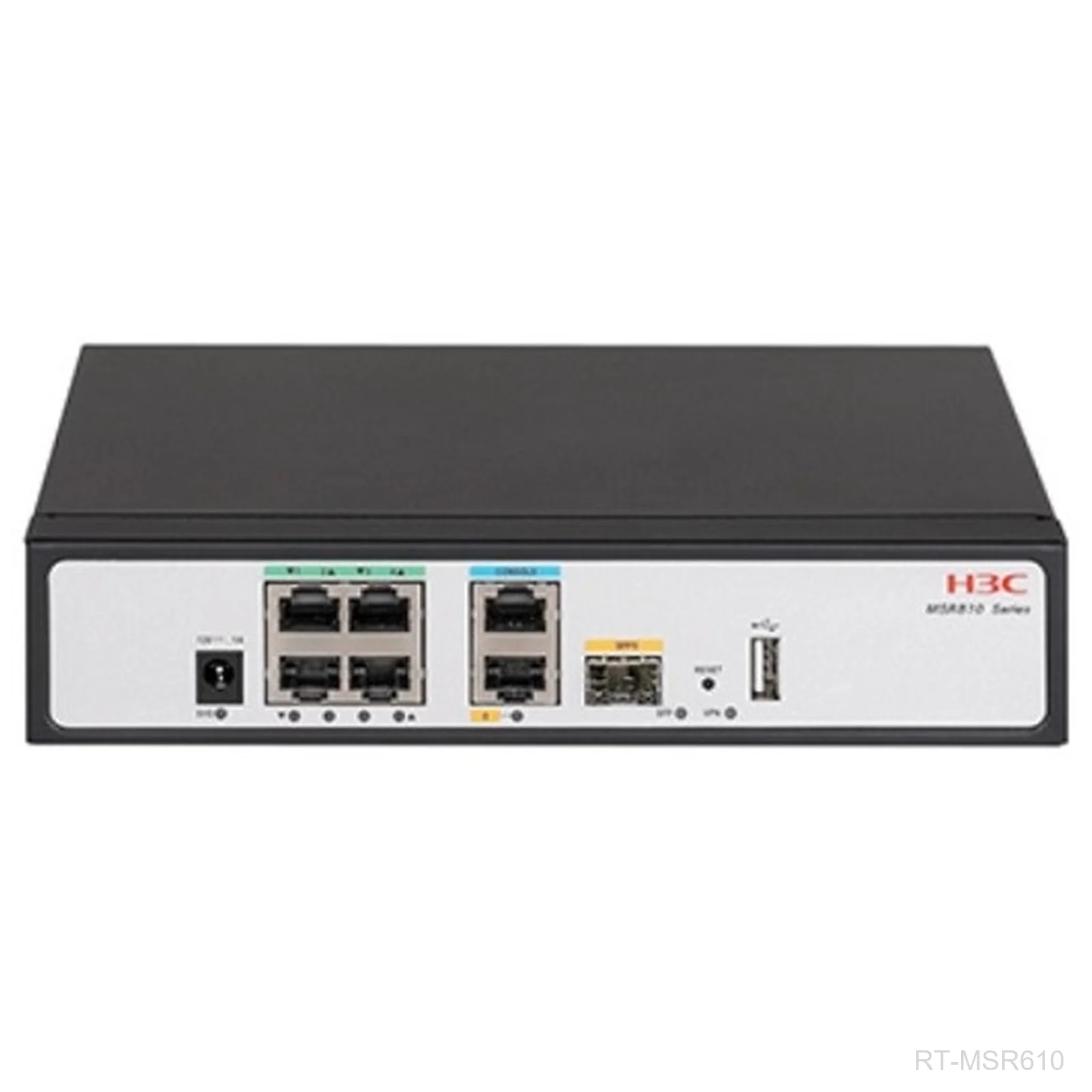 H3C RT-MSR610 Enterprise Router, 4x GE LAN/WAN, 1x GE, 1x SFP, 9801A426