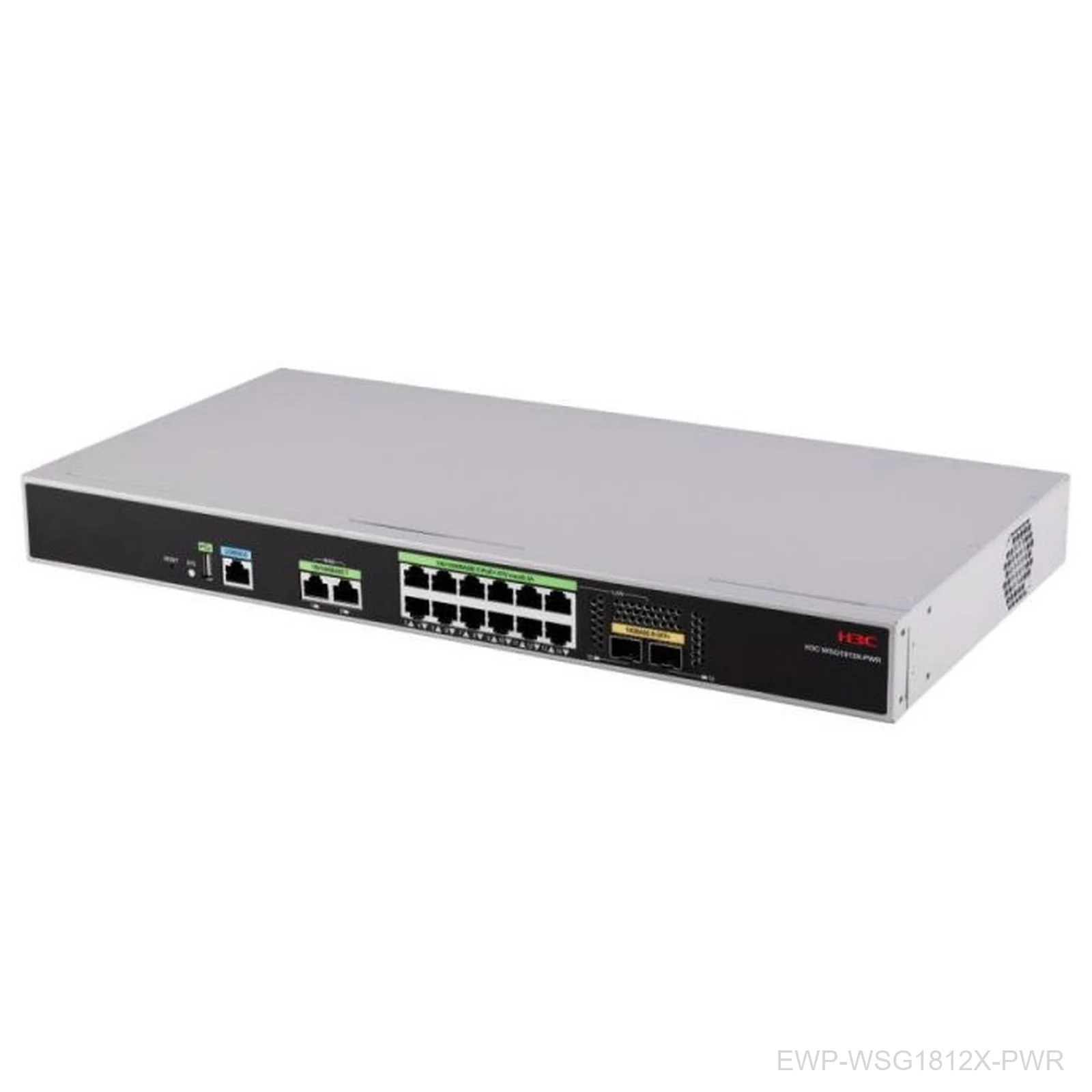 H3C EWP-WSG1812X-PWR Wireless Integrated Multi-Service Gateway, 12x GE PoE, 150W, 9801A40Q