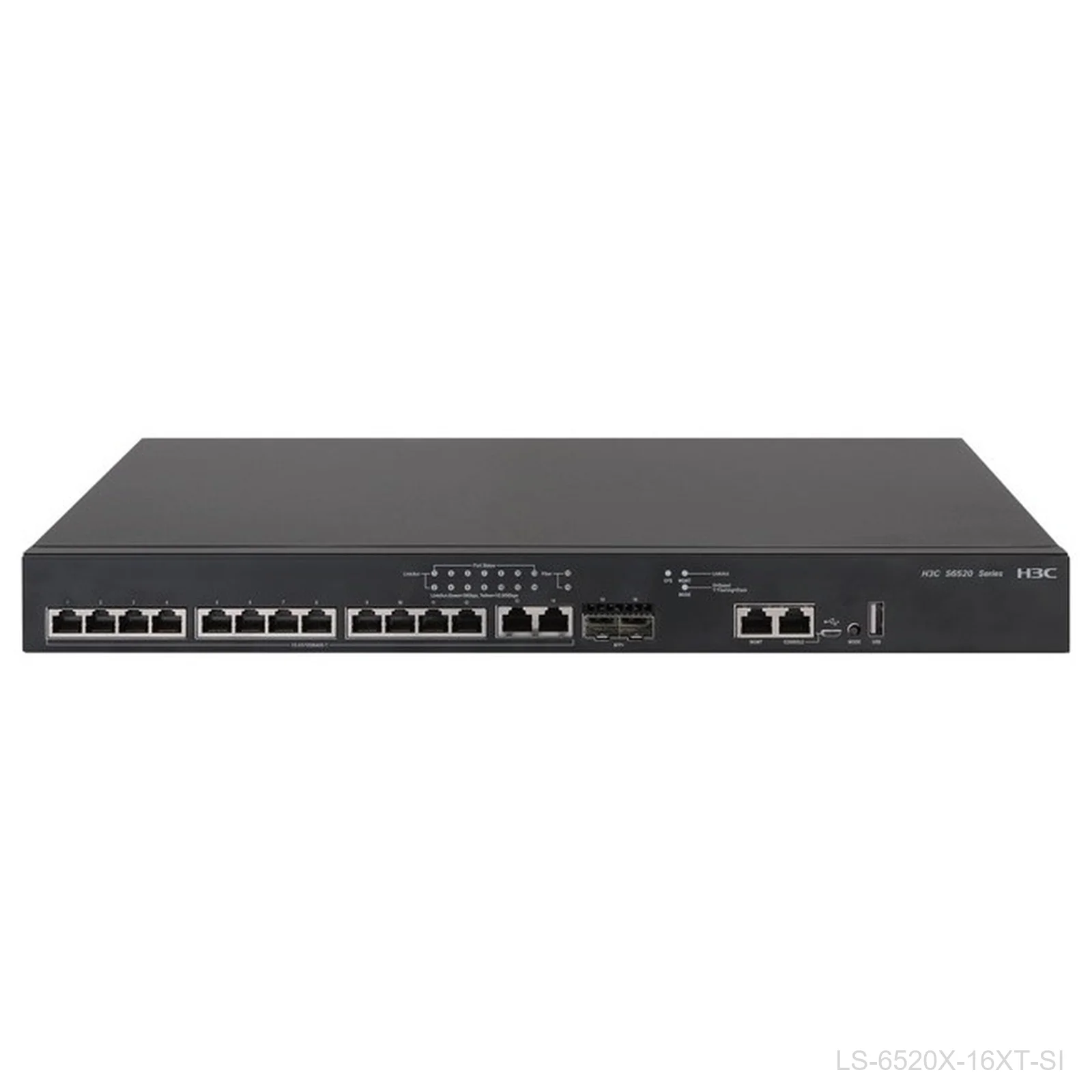 H3C LS-6520X-16XT-SI 14-Port Multigigabit Switch, 2x 10G SFP+, 0235A3HL