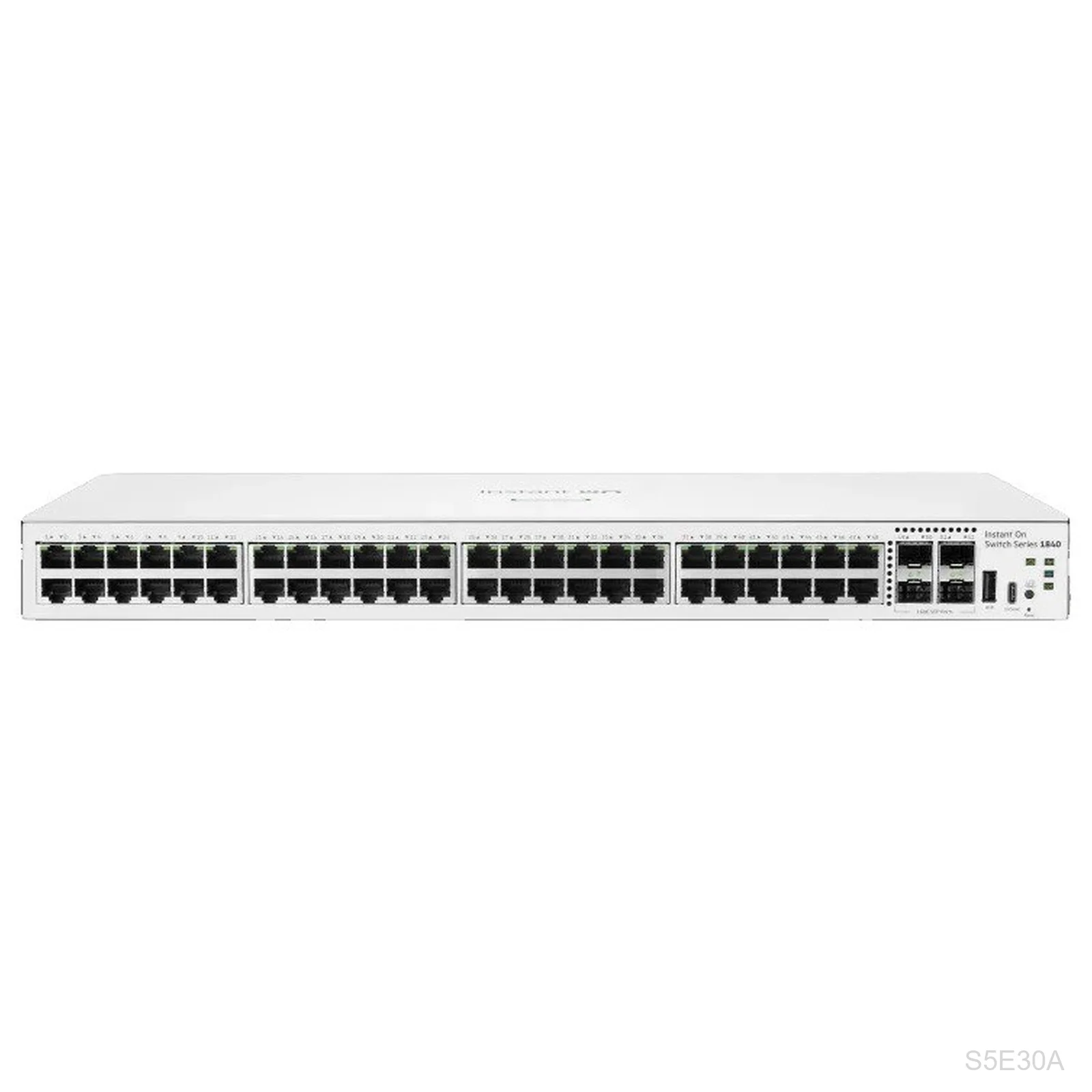 HPE Networking Instant On S5E30A 1840 Series 48-Port Gigabit Switch, 4x SFP Uplink