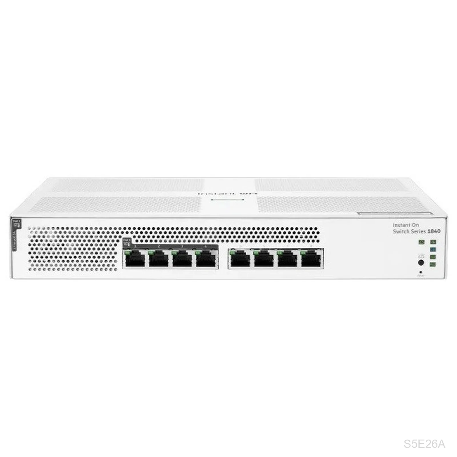 HPE Networking Instant On S5E26A 1840 Series 8-Port Gigabit Switch, 4-Port PoE 65W