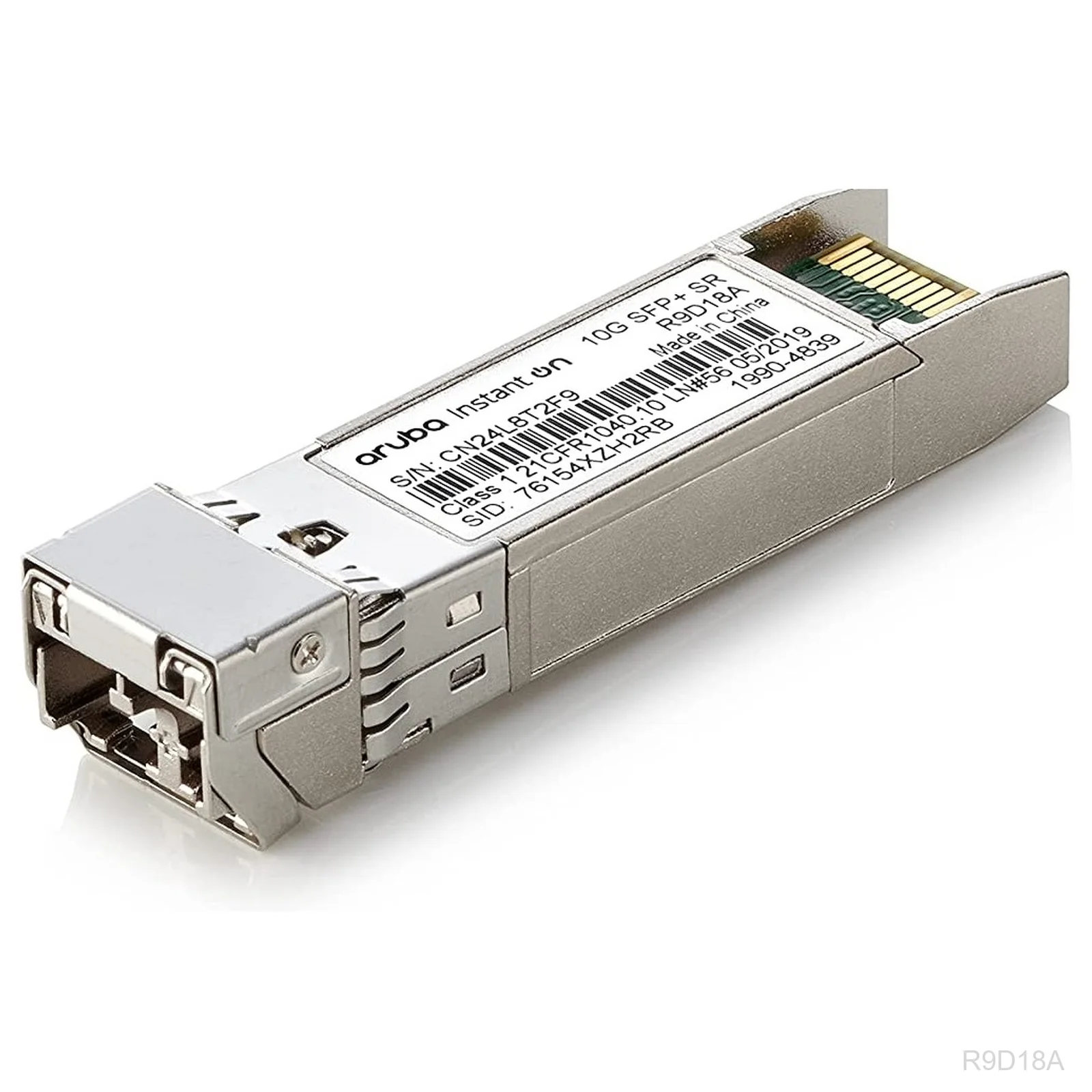 HPE Networking Instant On R9D18A 10G SFP+ Transceiver, SR, 300m MMF