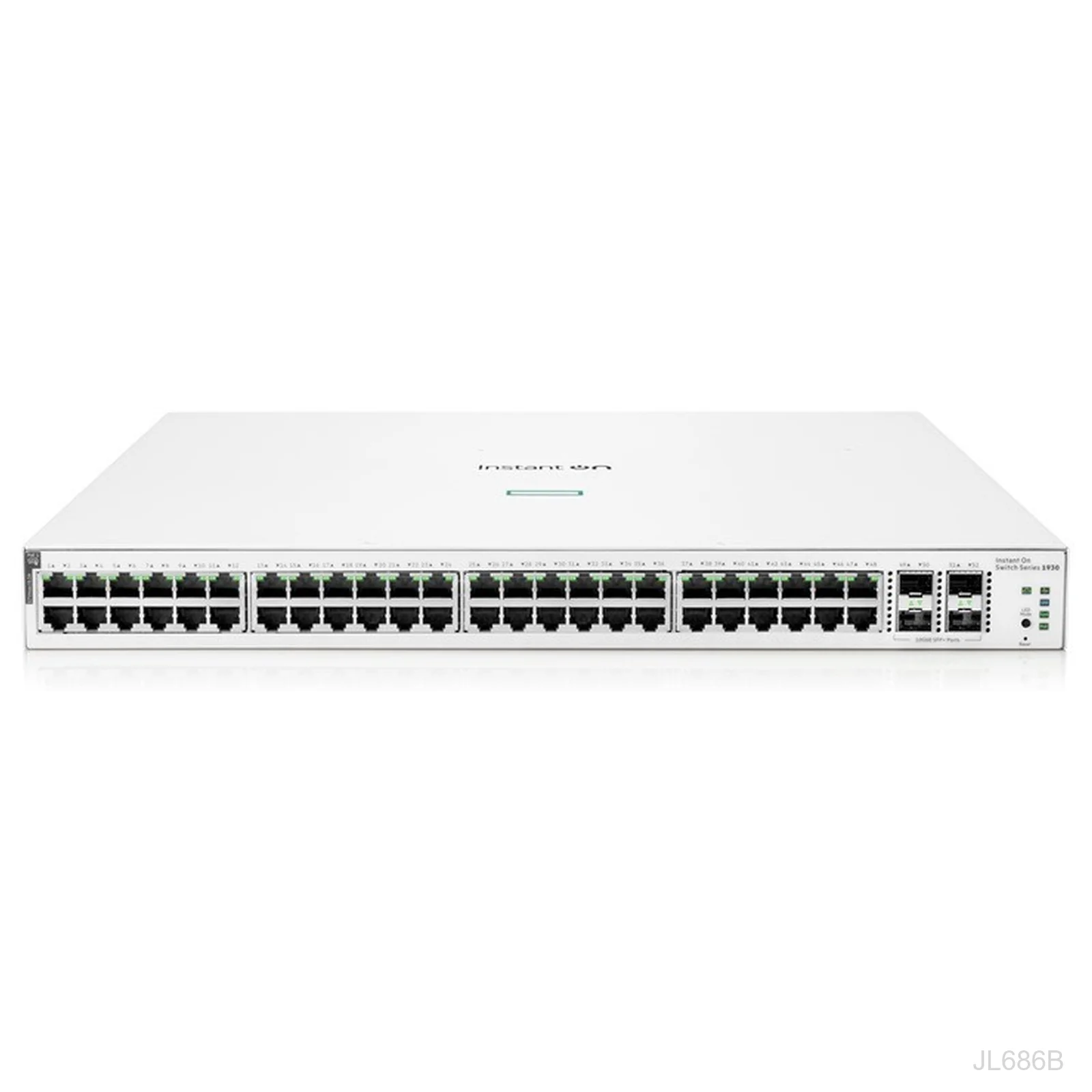 HPE Networking Instant On JL686B 1930 Series 48-Port Gigabit PoE+ Switch, 370W, 4x SFP+