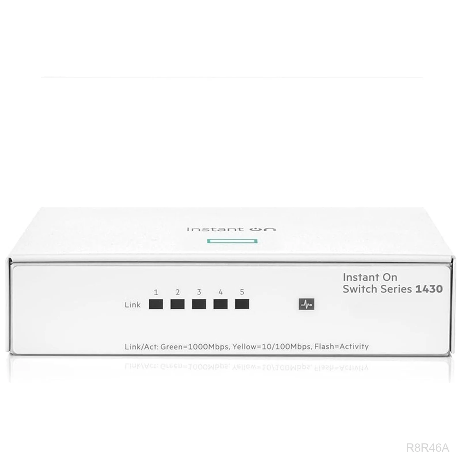 HPE Networking Instant On R8R46A 1430 Series 8-Port Gigabit PoE Switch, 64W
