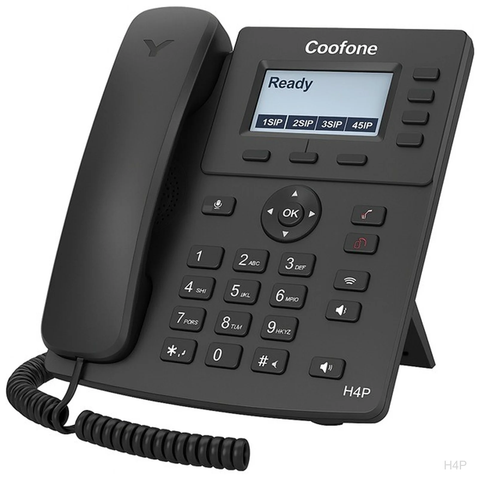 [H4P] ZYCOO CooFone H4P IP Phone, 4 SIP Lines, PoE, Colour Screen
