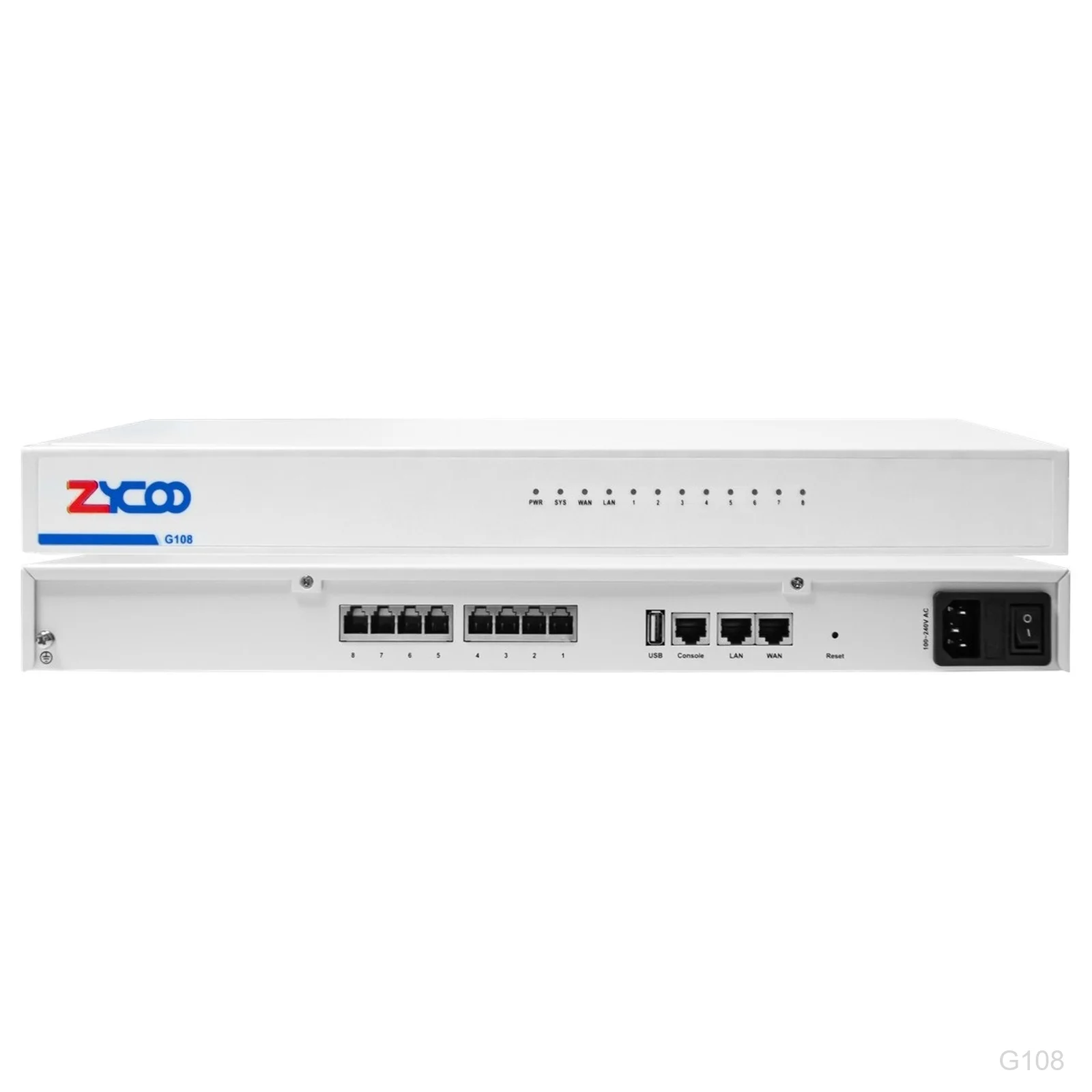 [G108] ZYCOO G108 FXO VoIP Gateway, 8 Ports