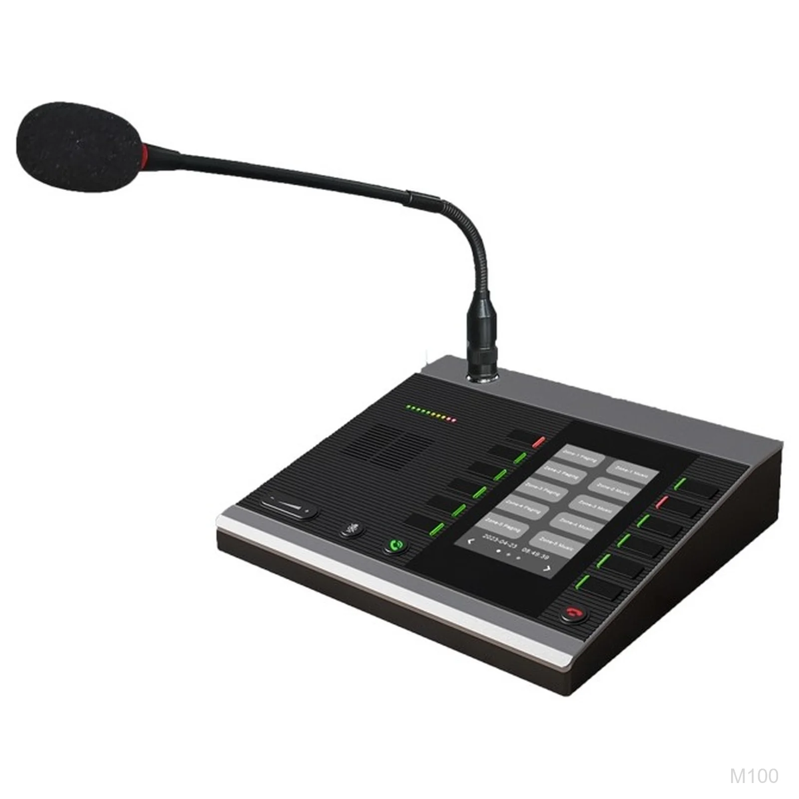 [M100] ZYCOO M100 Dispatch Microphone Console, SIP, PoE