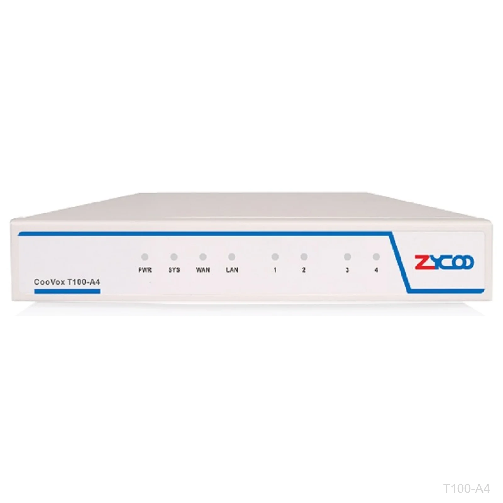 [T100-A4] ZYCOO T100-A4 FXO IPPBX, 4FXO, 100 Extensions