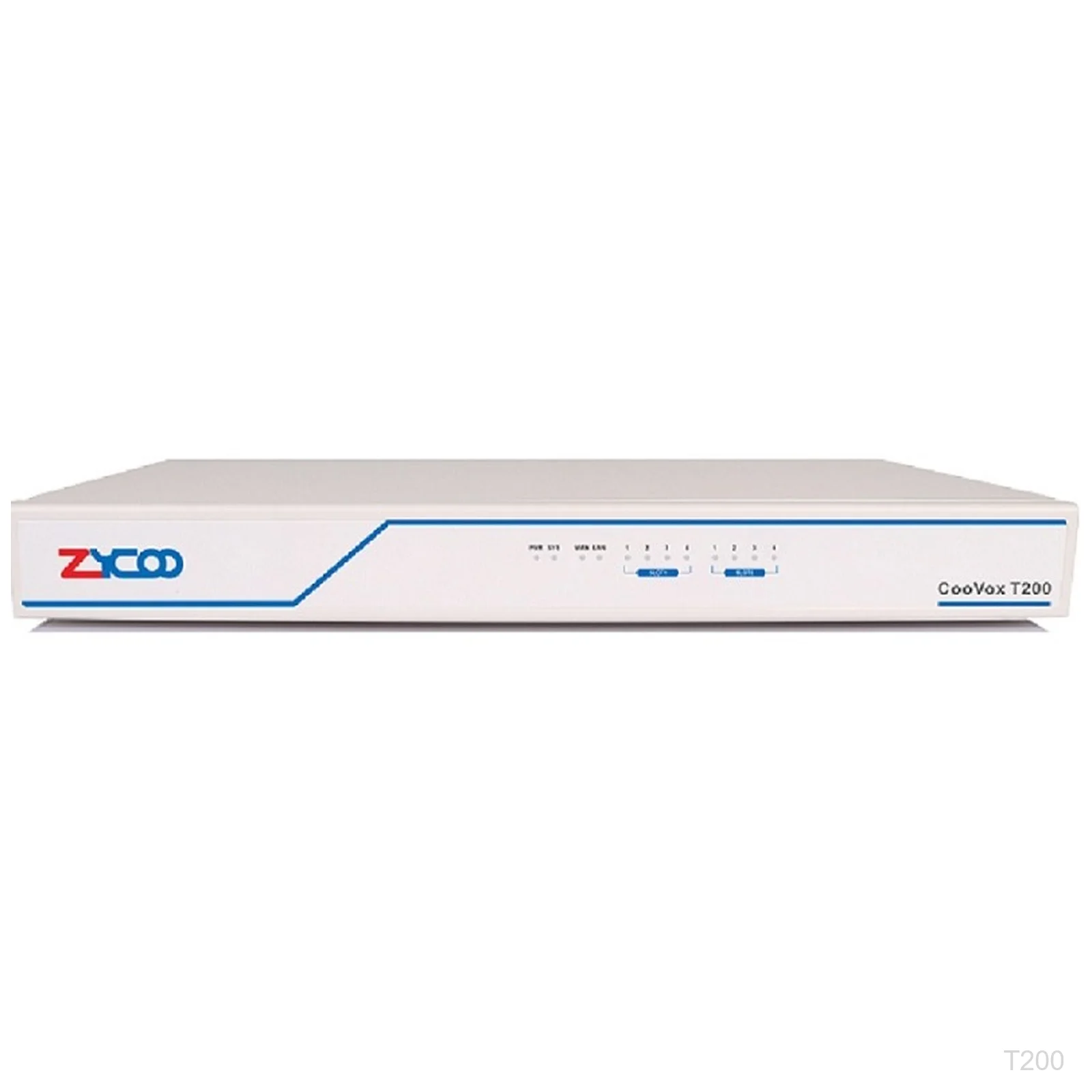 [T200] ZYCOO T200 IPPBX Host Device, 2 Slots, 200 Extensions