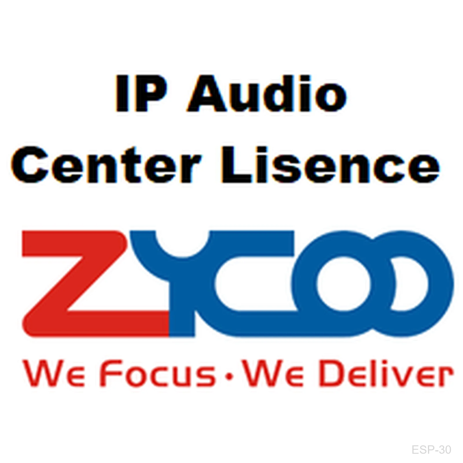 [ESP-30] ZYCOO ESP-30 Extended Service, IP Audio Software, Up to 30 Licences
