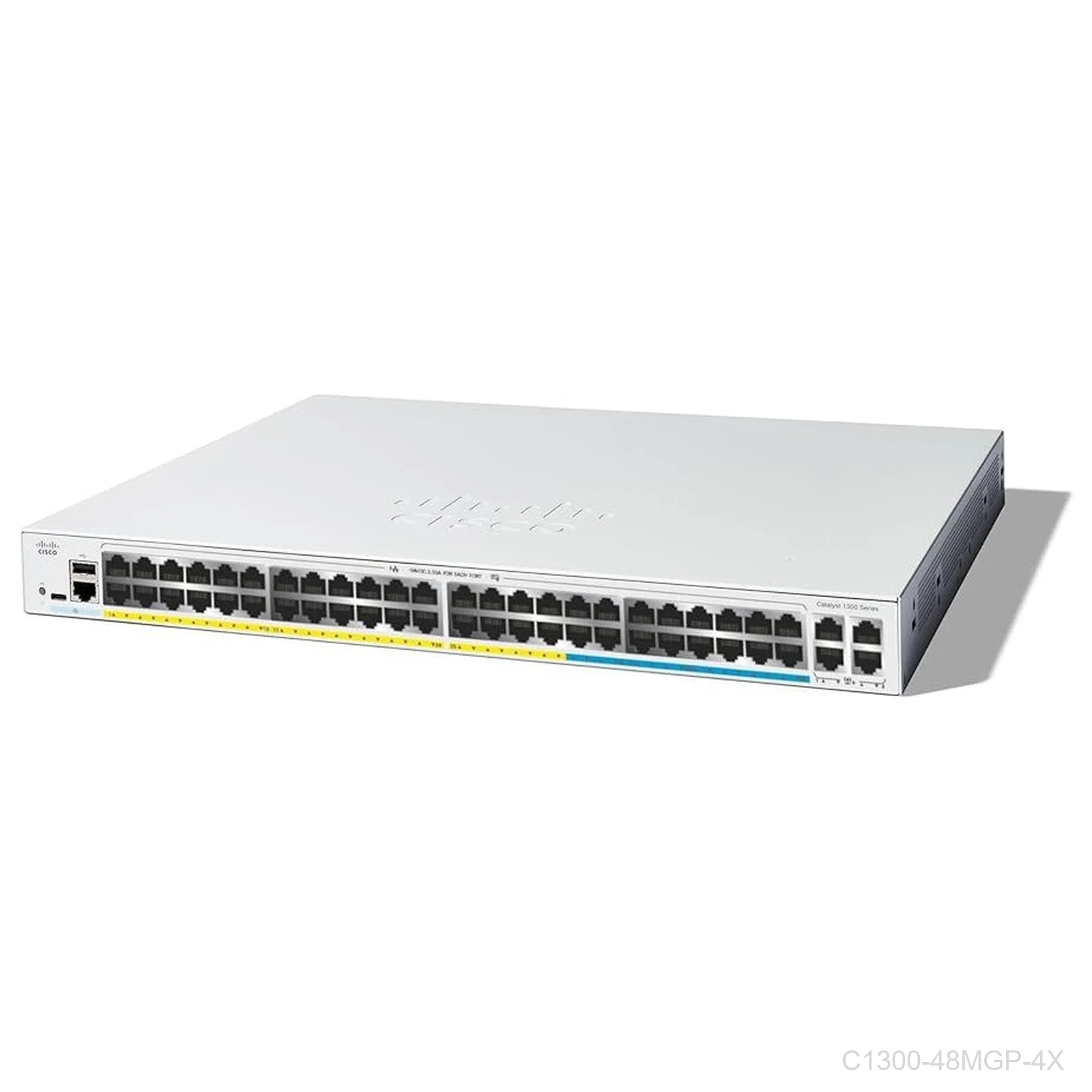 Cisco C1300-48MGP-4X, 36 x 1G POE+ and 16 x 2.5G POE+ 740W, with 4 x 10G SFP+ uplink, Layer 3 Catalyst Switch