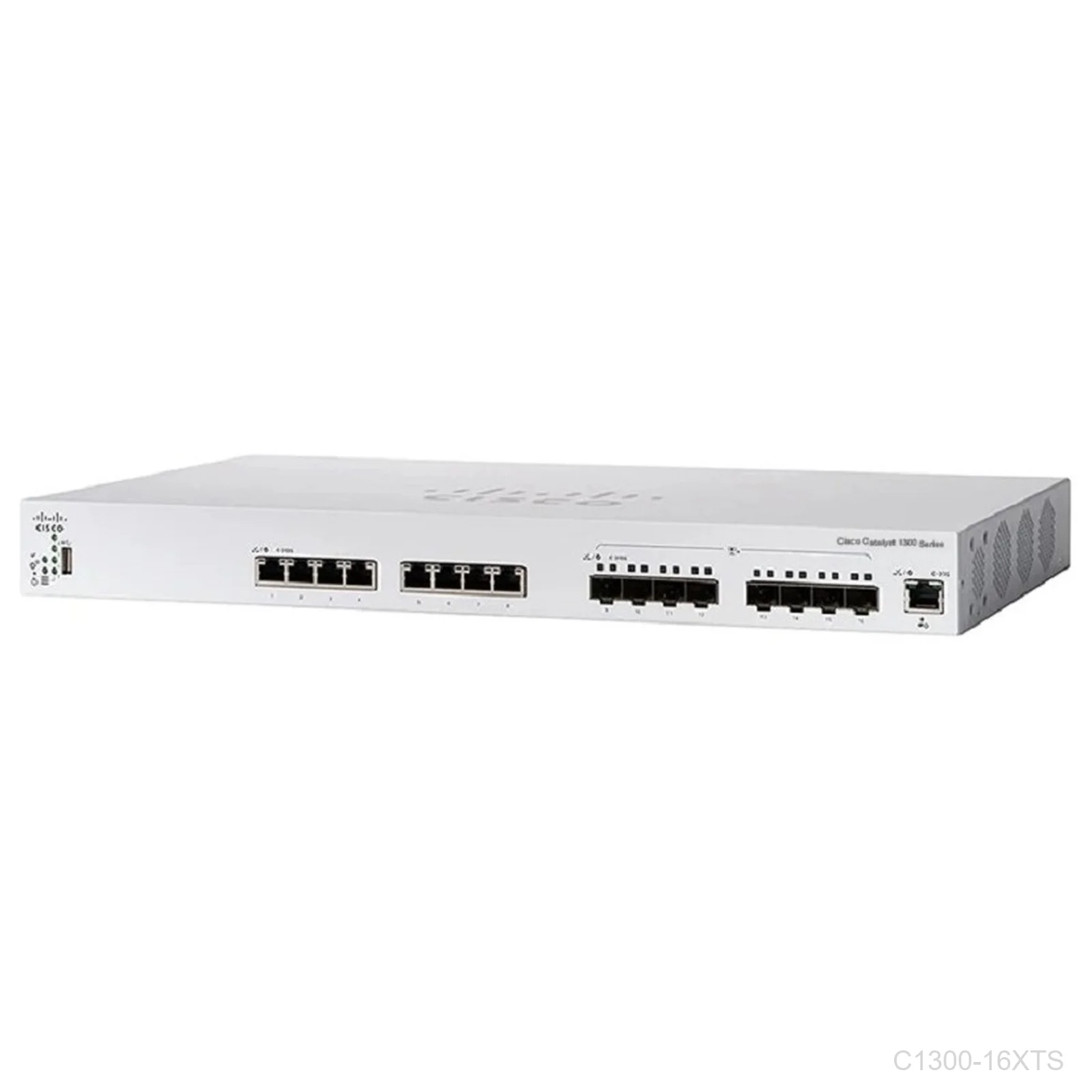 Cisco C1300-16XTS, 8 x 10G copper + 8 x 10G SFP+, Layer 3 Catalyst Switch