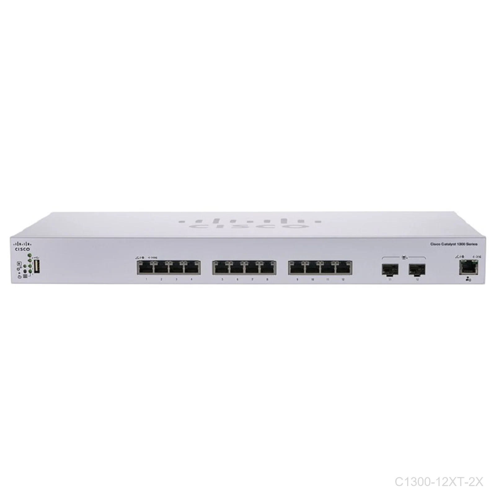 Cisco C1300-12XT-2X, 12 x 10G copper + 2 x 10G SFP+ uplink, Layer 3 Catalyst Switch