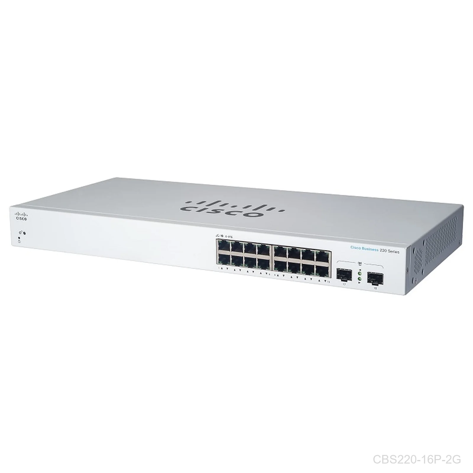 [CBS220-16P-2G] Cisco CBS220-16P-2G, 16 Giga POE+ ports 130W with 2 x 1G SFP uplink Switch