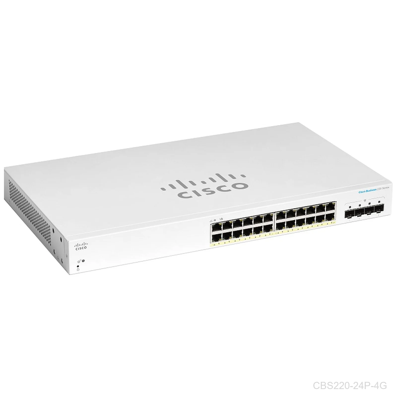 Cisco CBS220-24P-4G, 24 ports Giga POE+ with 195W with 4 x 1G SFP port, Switch