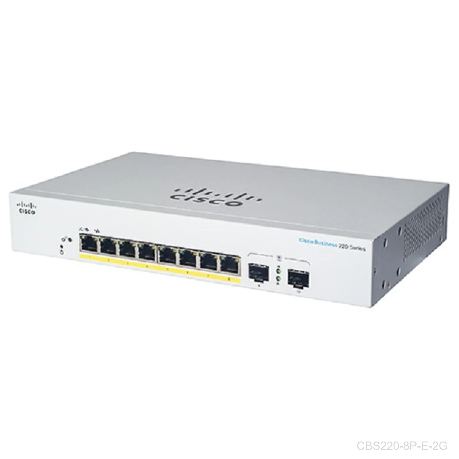 [CBS220-8P-E-2G] Cisco CBS220-8P-E-2G, 8 ports Giga POE+ 65W with 2 x 1G SFP port, Switch