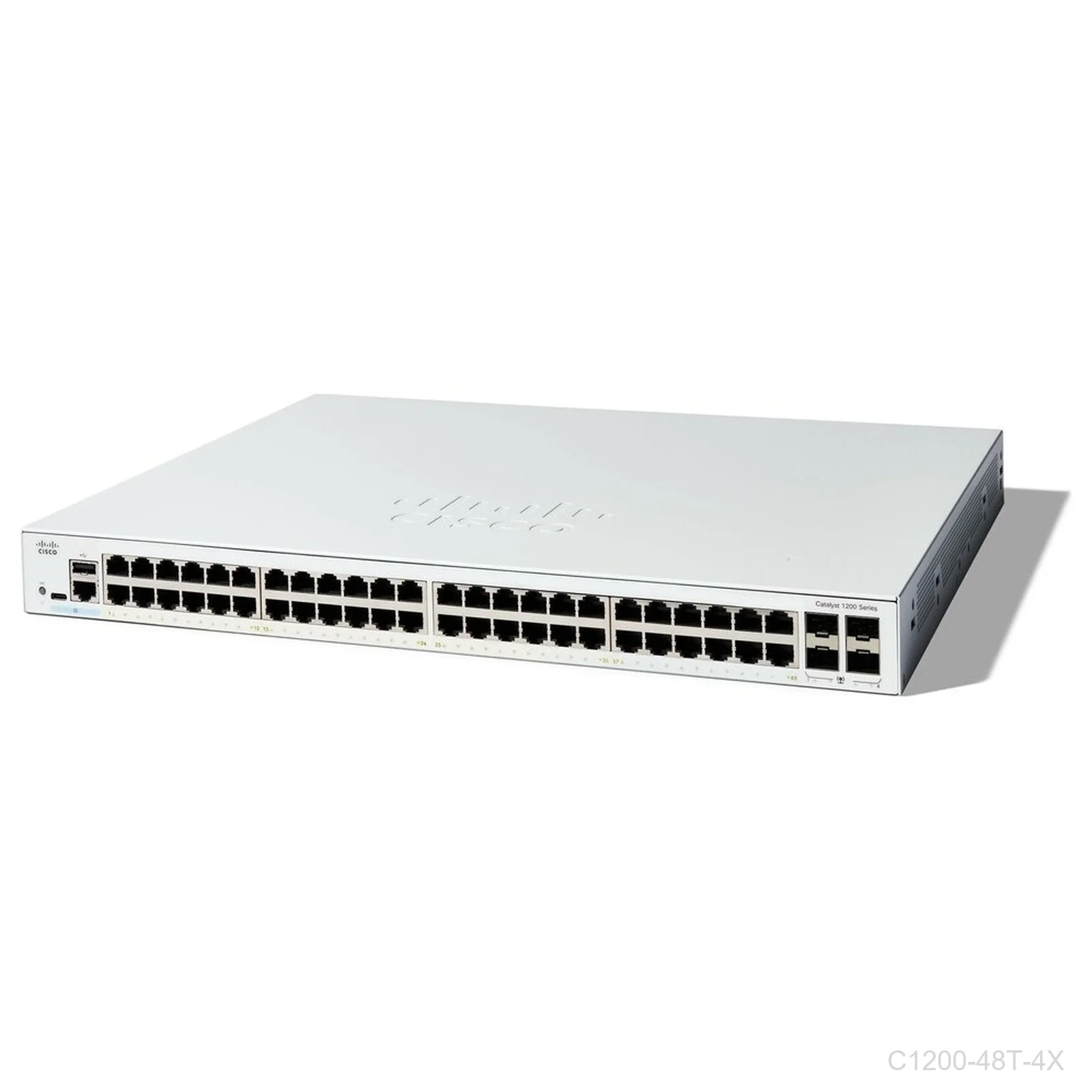 Cisco C1200-48T-4X, 48 ports Giga + 4 x 10G SFP uplink ports, Catalyst Switch