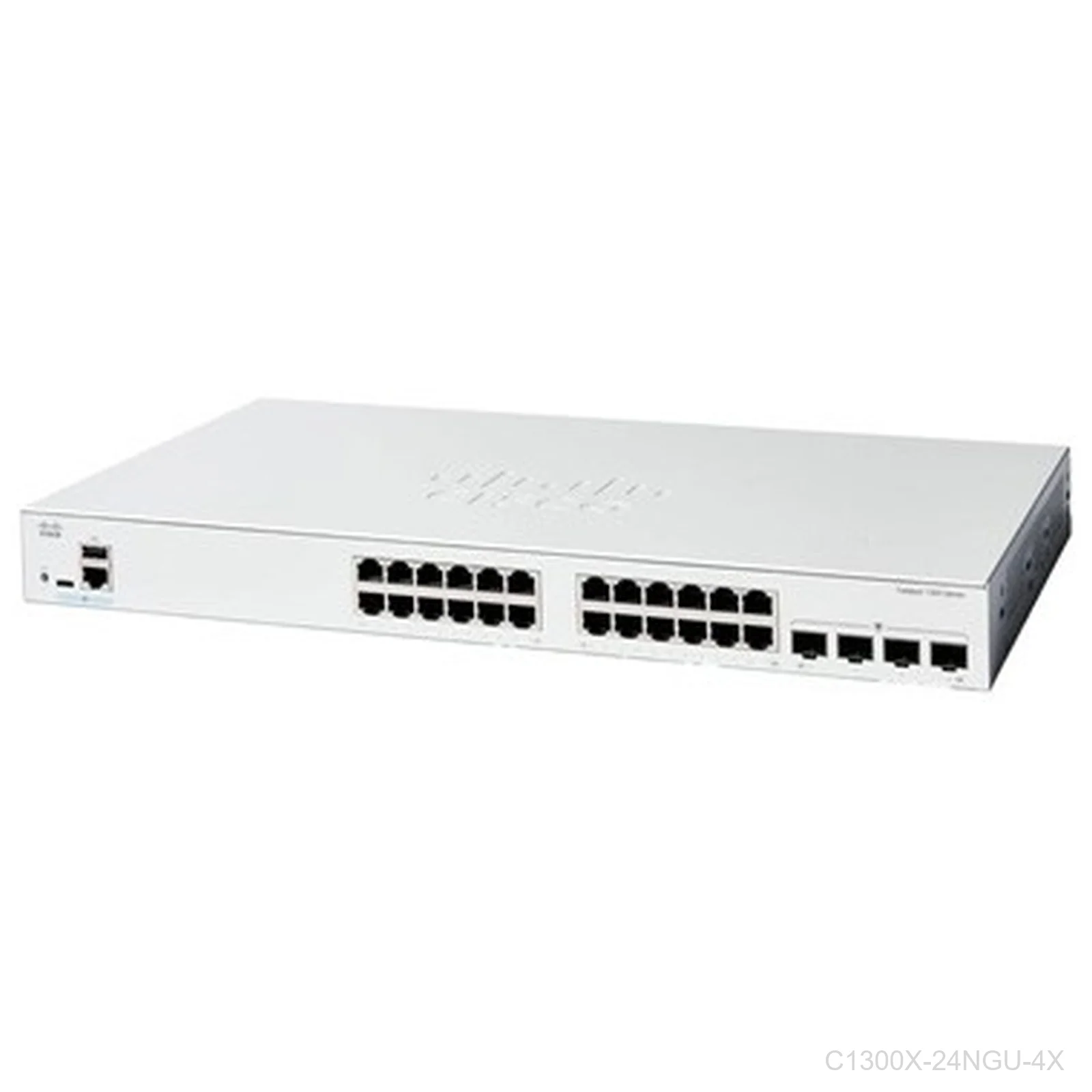Cisco C1300X-24NGU-4X, 16 x Giga POE+ and 8 x 5G mGig 60W PoE++ ports 740W, with 4 x 10G SFP28, Catalyst Switch