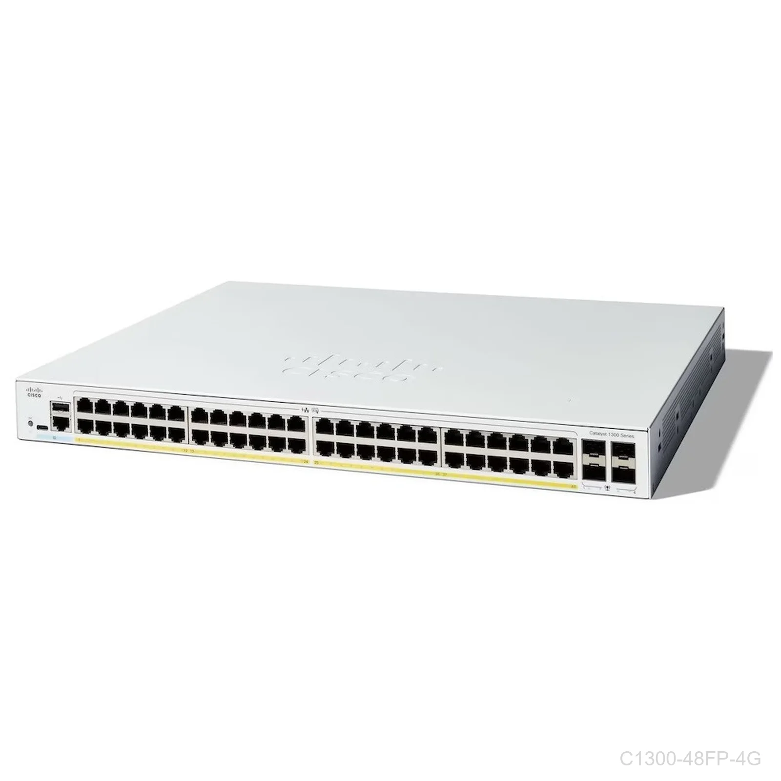 Cisco C1300-48FP-4G, 48 ports Giga PoE+ 740W, 4 x 1G SFP uplink, Catalyst Switch