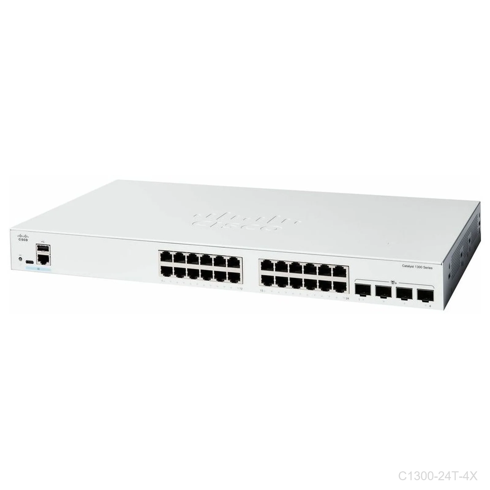 Cisco C1300-24T-4X, 24 ports Giga, 4 x 10G SFP+ uplink, Catalyst Switch